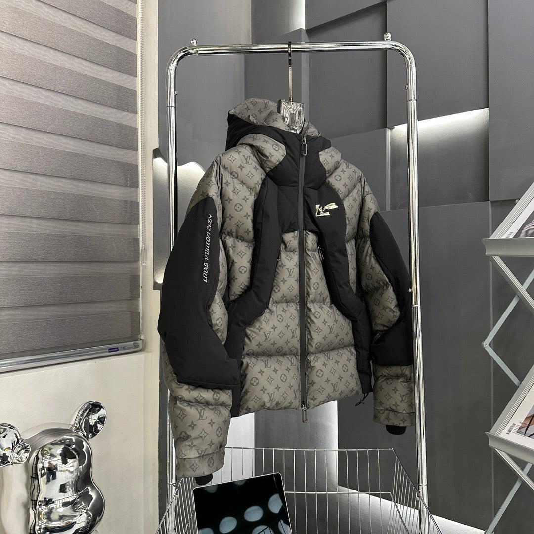 Chaqueta de plumón de tela que cambia de color sensible a la temperatura