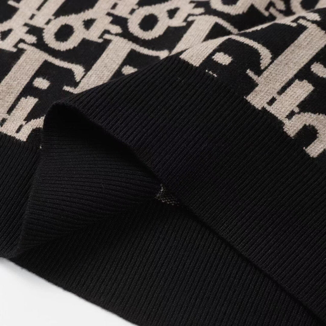 Suéter clásico con estampado integral