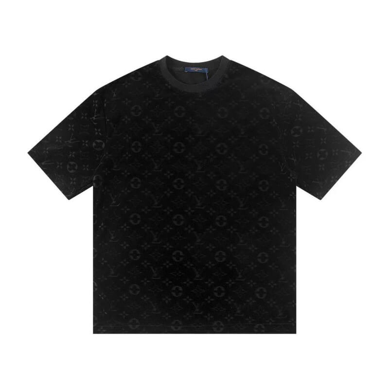 Camiseta clásica estampada en relieve por todas partes