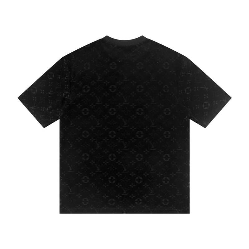 Camiseta clásica estampada en relieve por todas partes