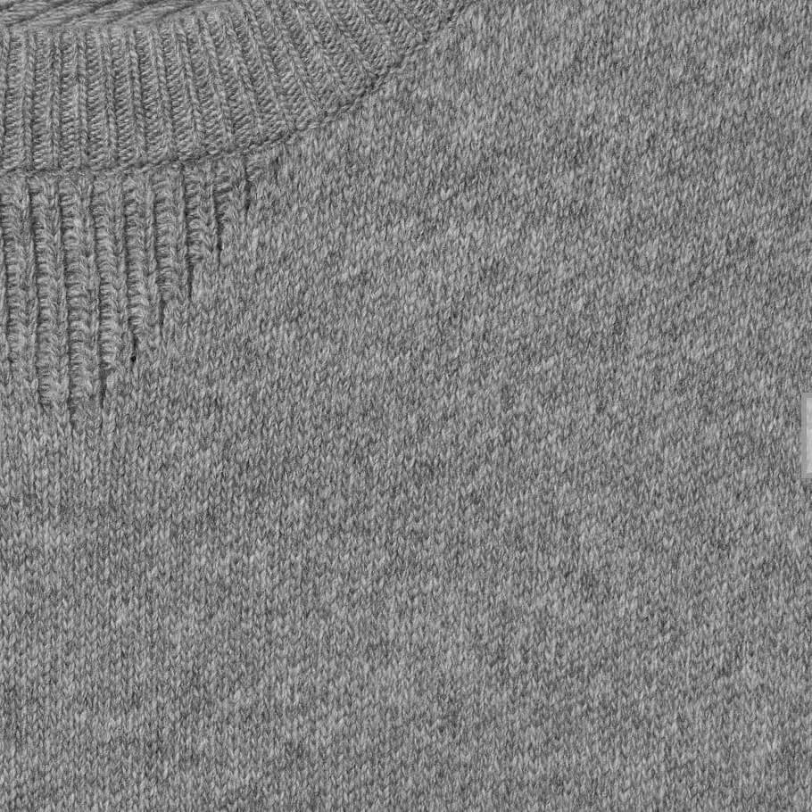 3D Letter Print Knitted Sweater