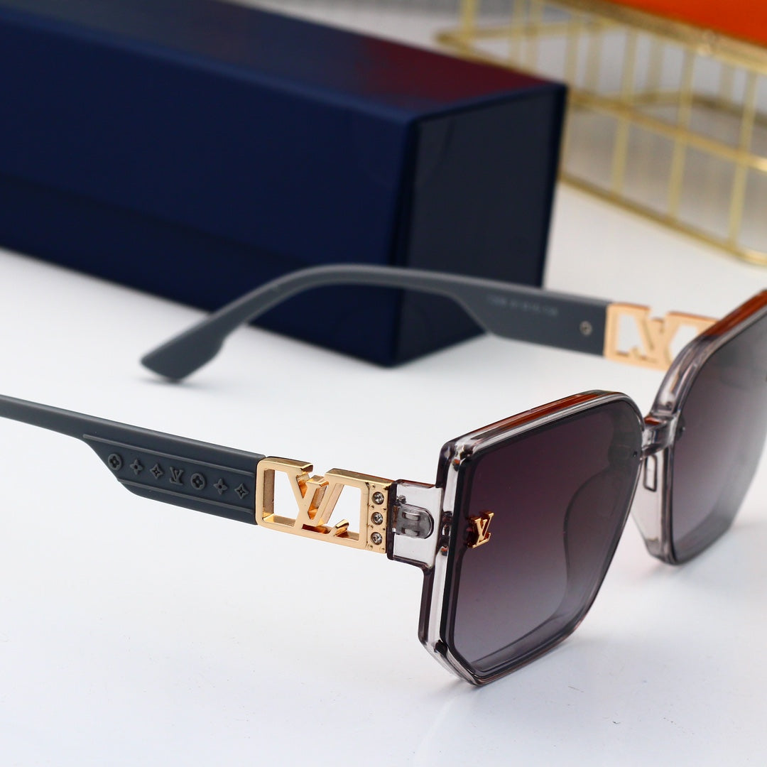 Gafas de sol hexagonales de gran tamaño