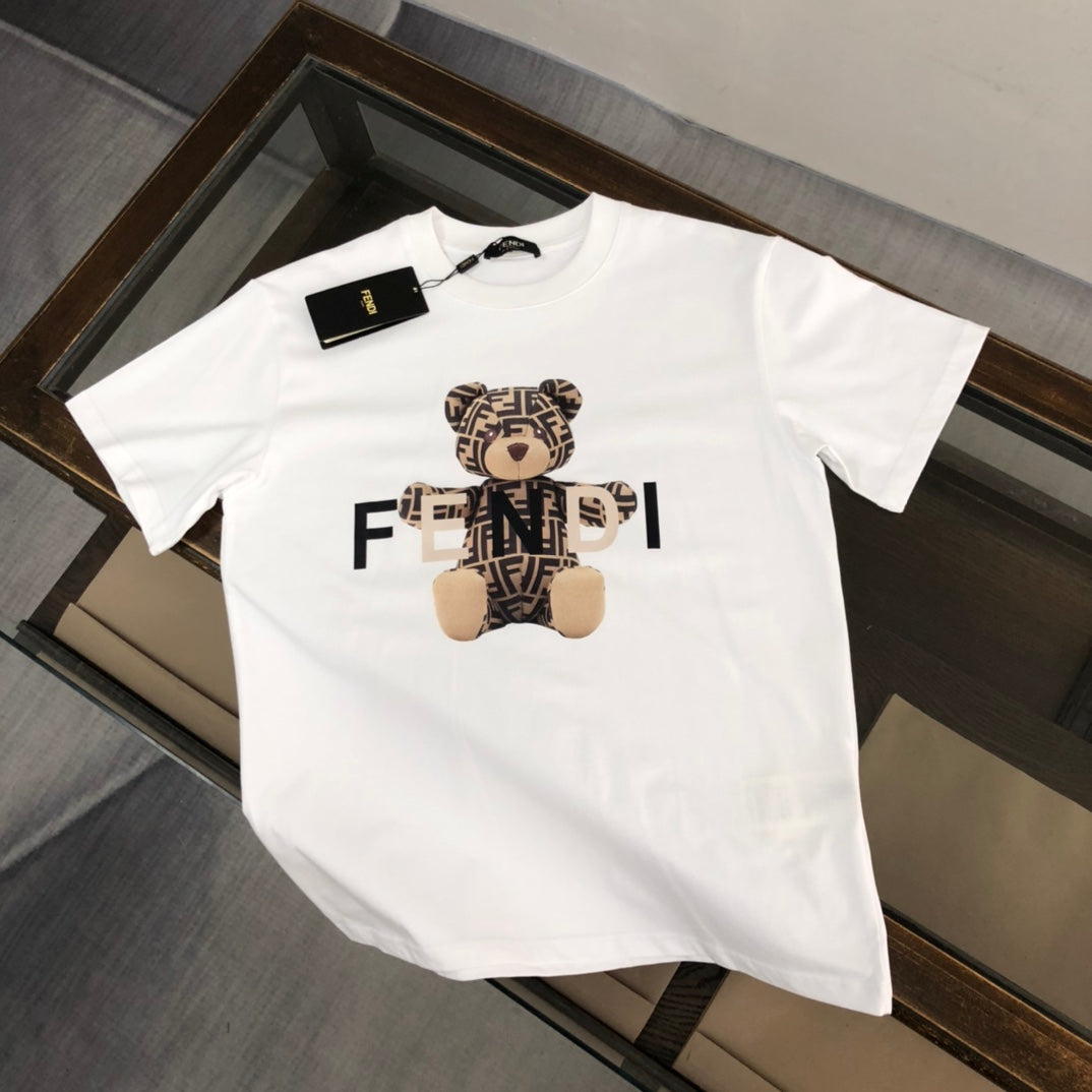 Camiseta con estampado de oso