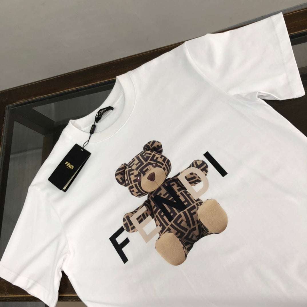 Camiseta con estampado de oso