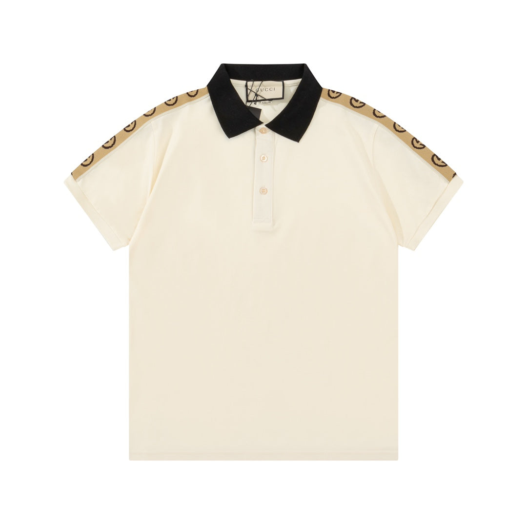 Polo con parches de doble G
