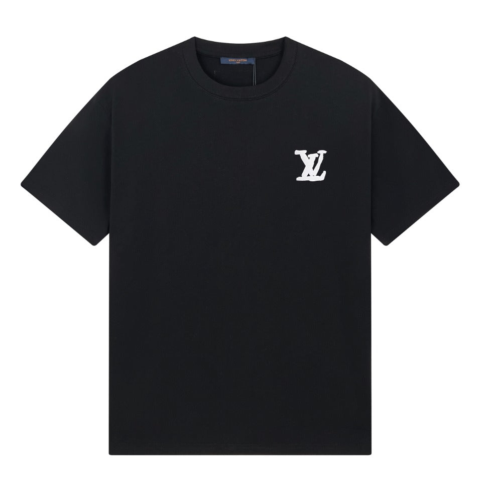 Camiseta con estampado clásico en la parte delantera y trasera