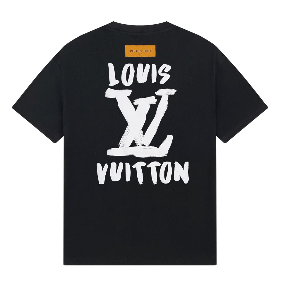 Camiseta con estampado clásico en la parte delantera y trasera