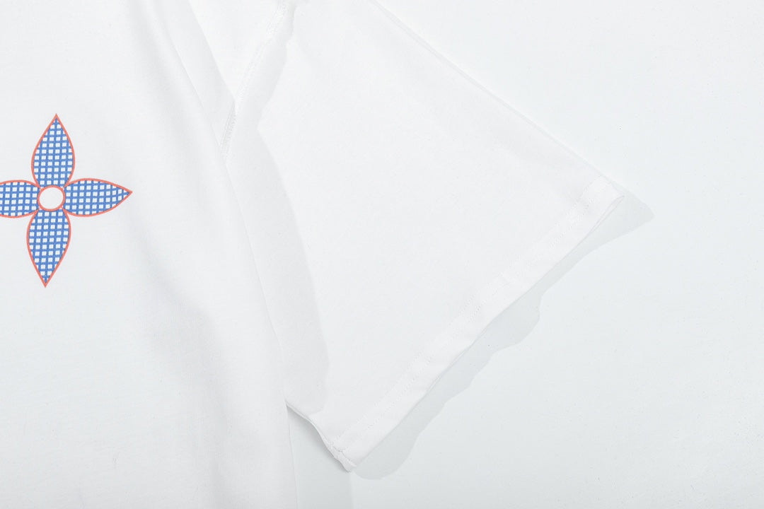 Camiseta con estampado de tres jacquards