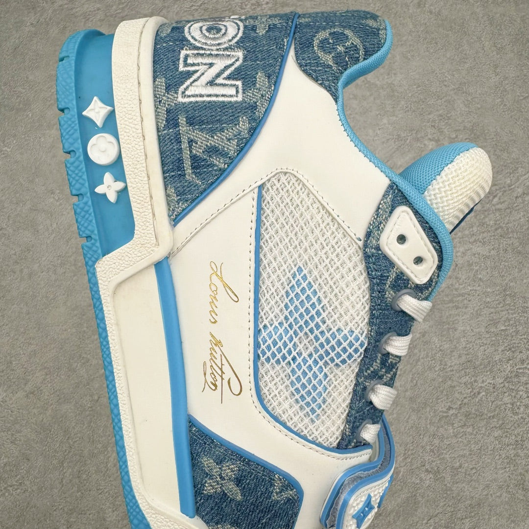 Zapatos de patchwork de mezclilla