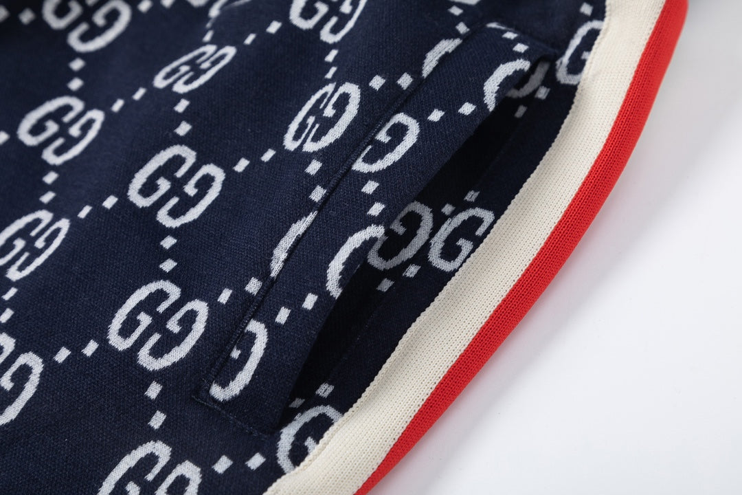 Pantalones con cinta y estampado integral