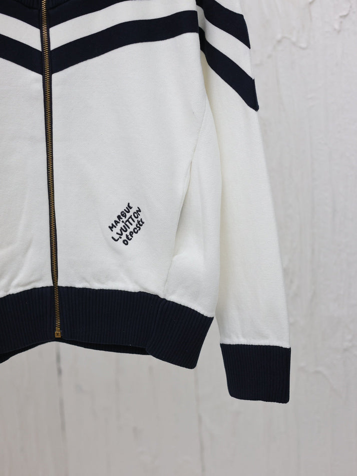 Chaqueta de patchwork a rayas