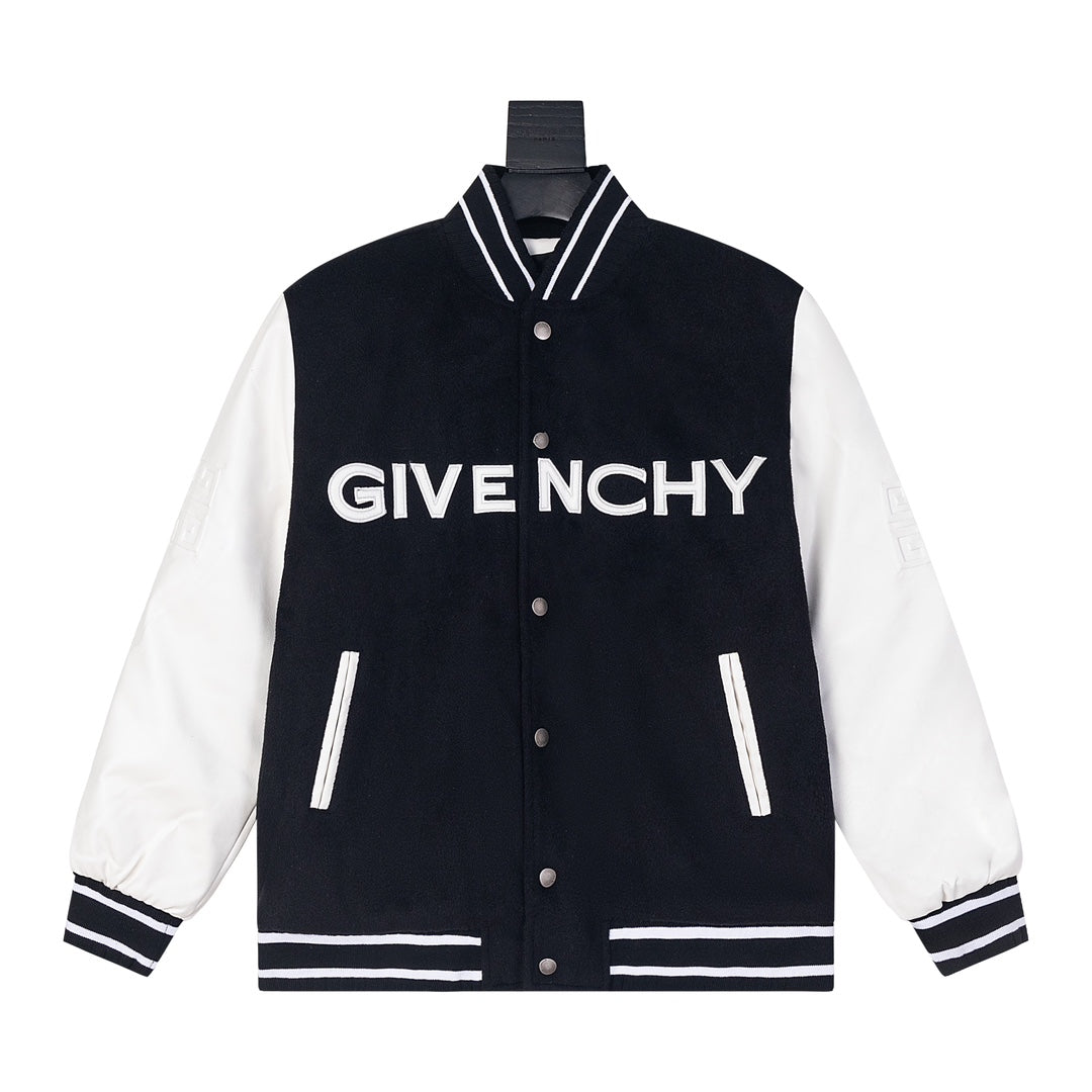 Veste de baseball avec lettres brodées