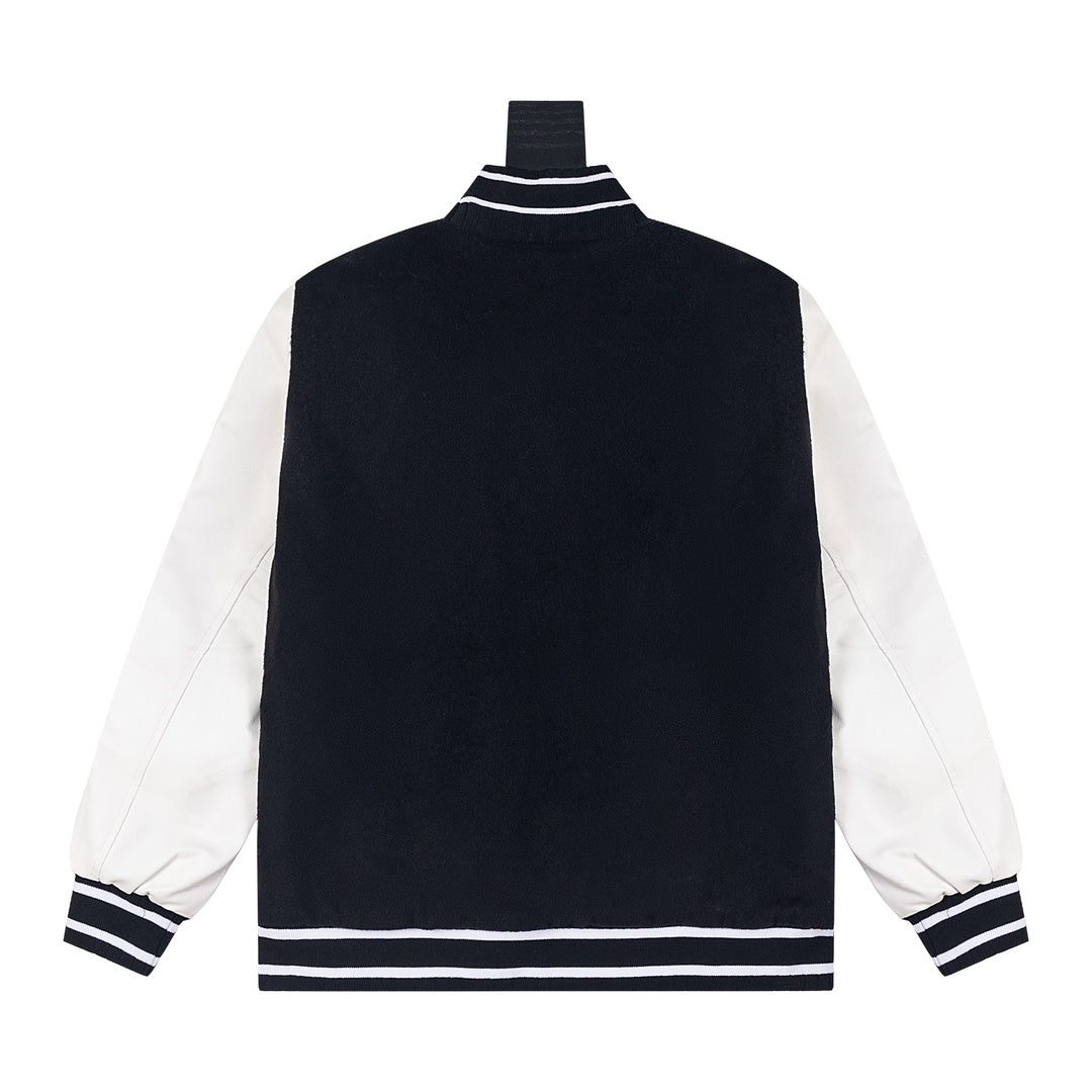 Veste de baseball avec lettres brodées