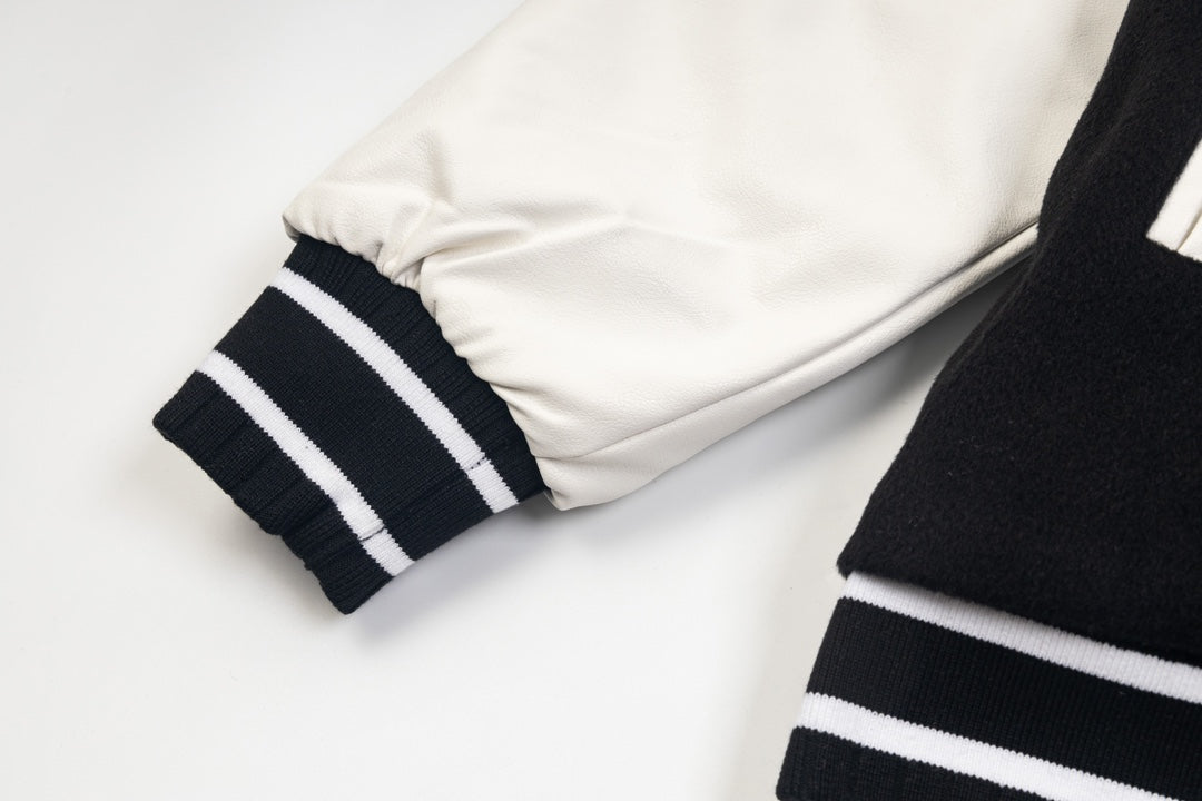 Veste de baseball avec lettres brodées