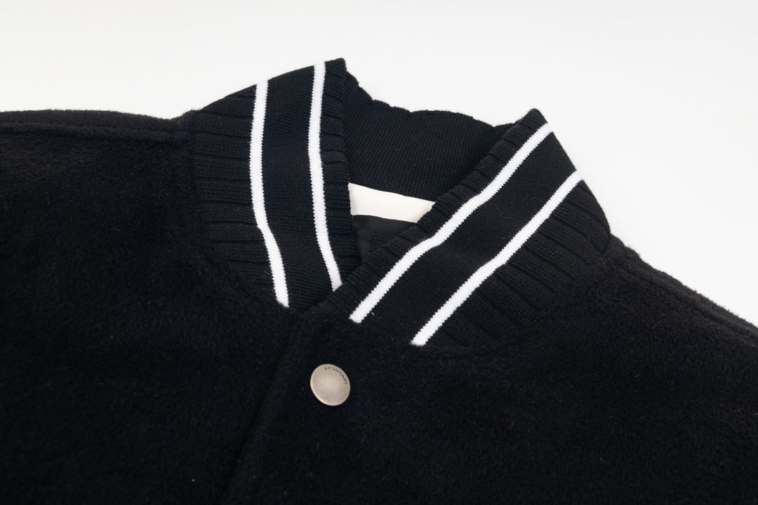 Veste de baseball avec lettres brodées