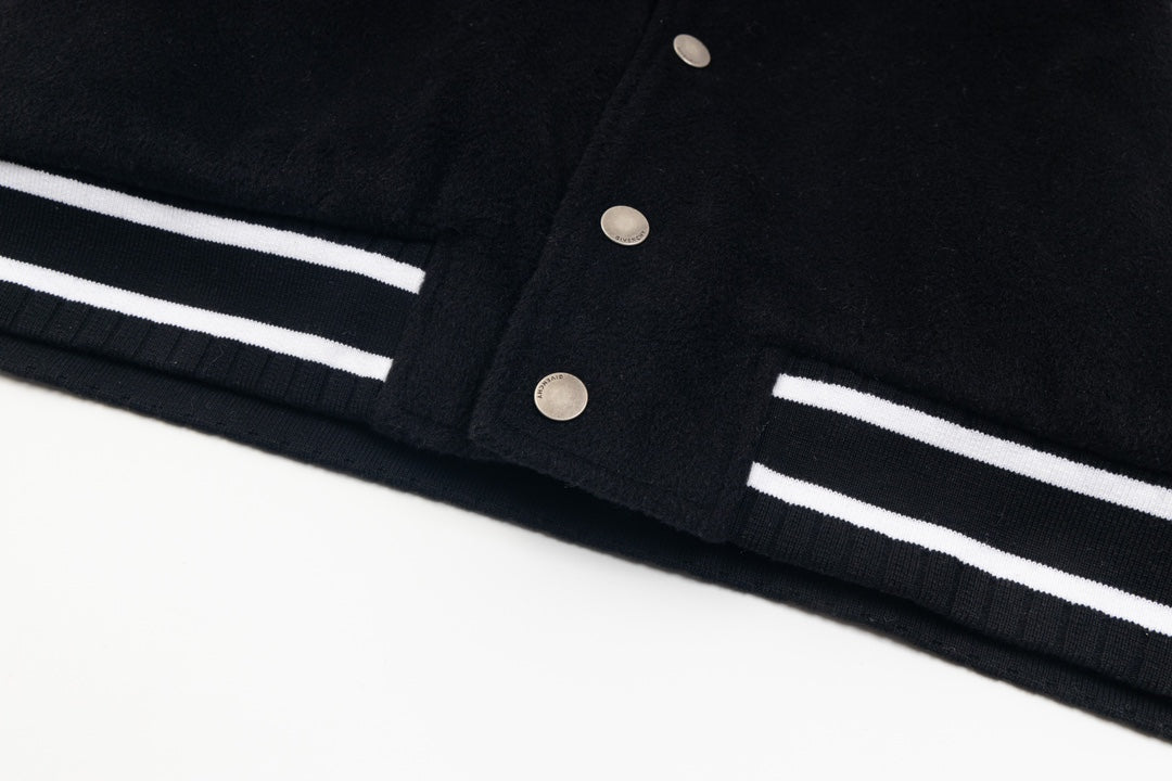 Veste de baseball avec lettres brodées