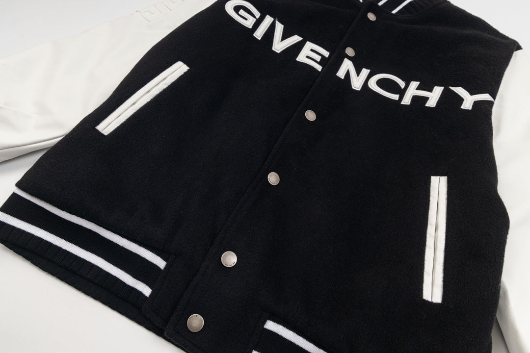 Veste de baseball avec lettres brodées
