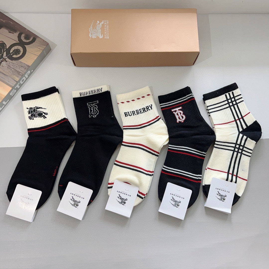 Calcetines con estampado de caballero