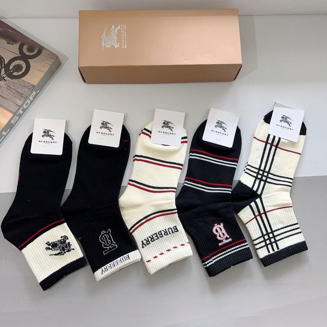 Calcetines con estampado de caballero