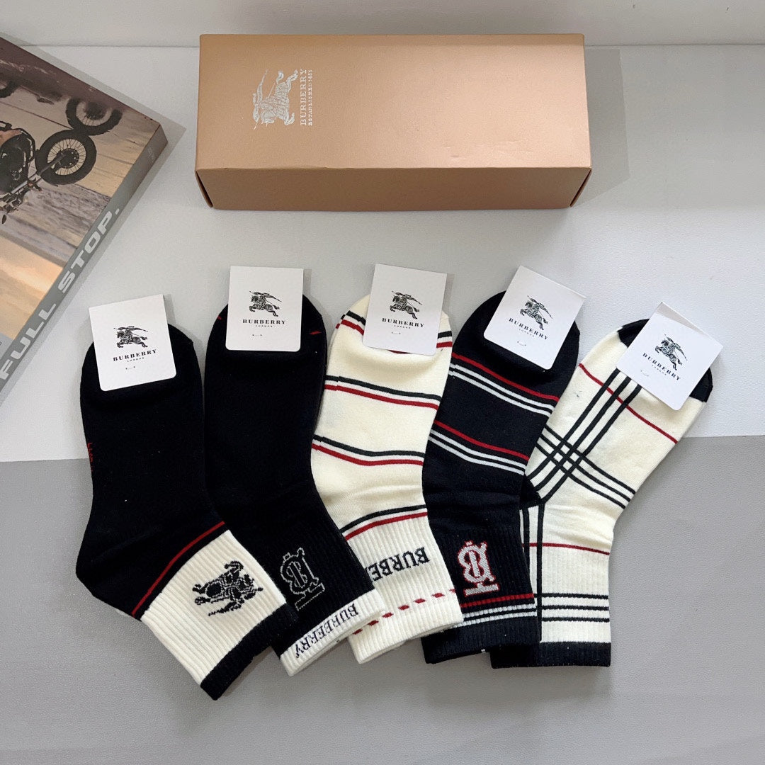 Calcetines con estampado de caballero
