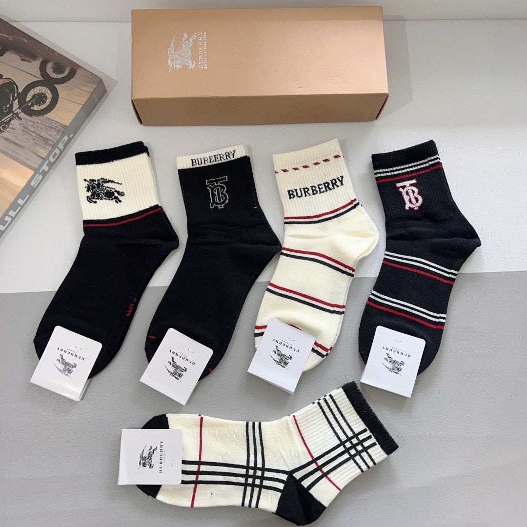 Calcetines con estampado de caballero