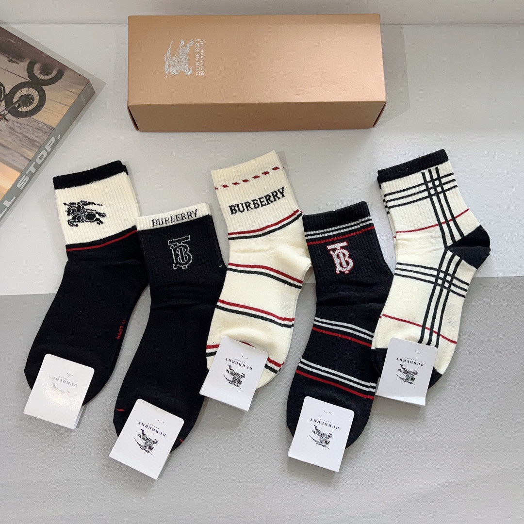 Calcetines con estampado de caballero