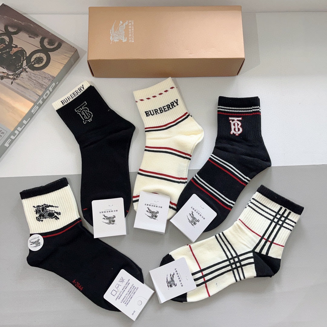Calcetines con estampado de caballero
