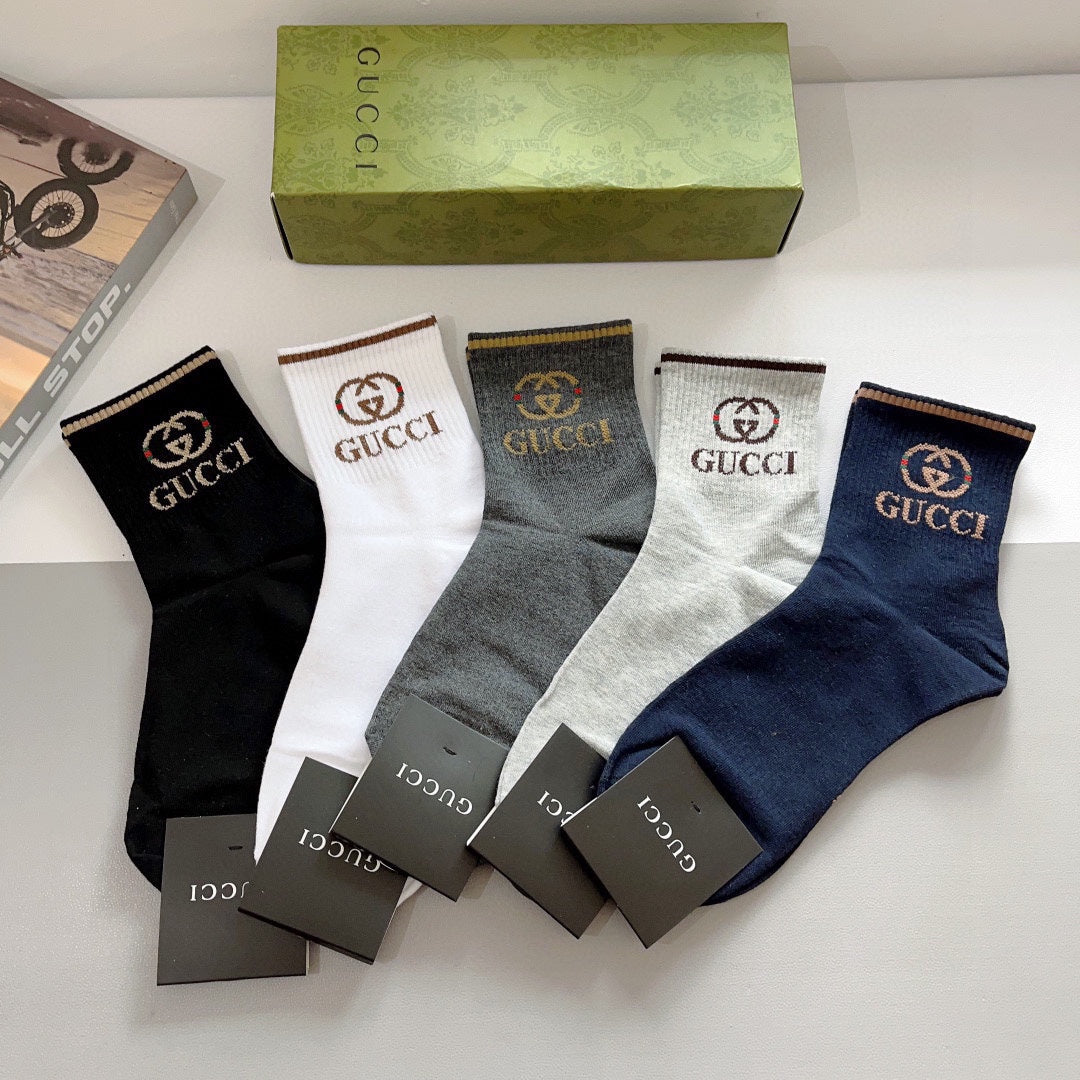 Calcetines con estampado de doble G