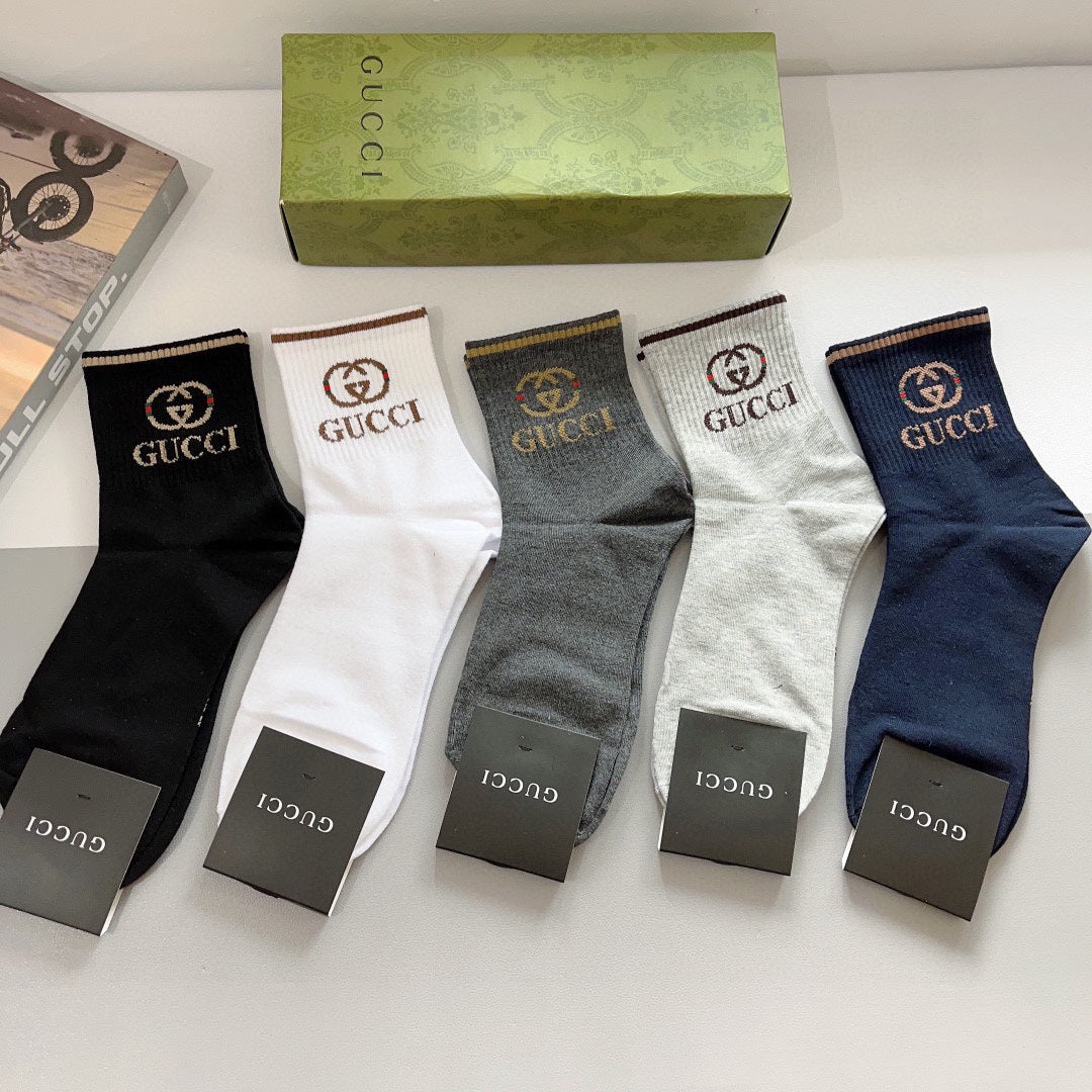 Calcetines con estampado de doble G