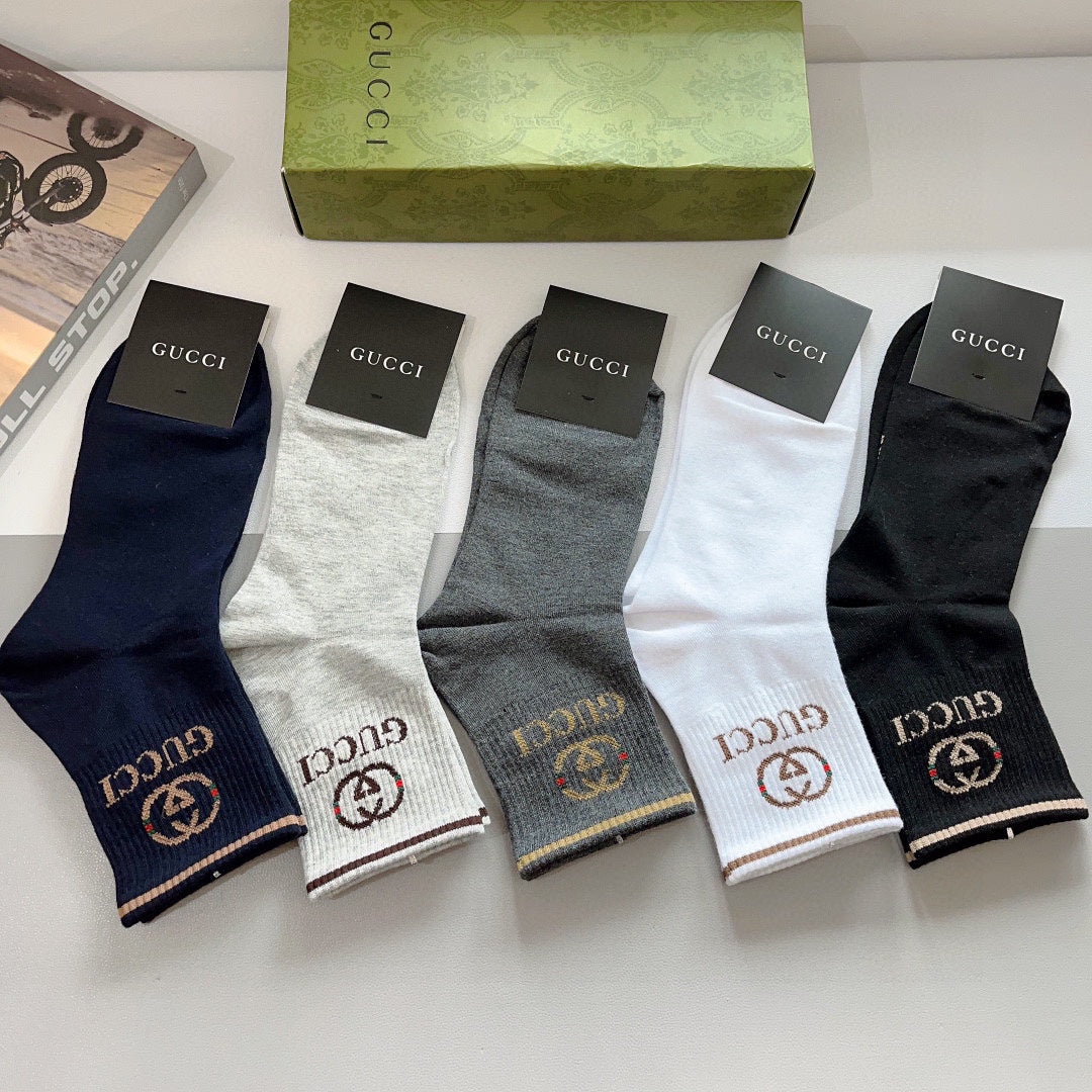 Calcetines con estampado de doble G