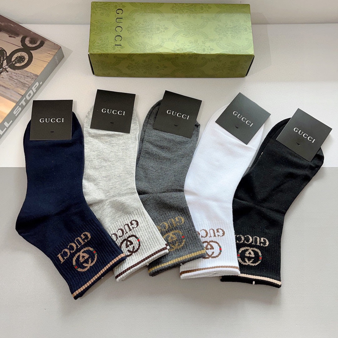Calcetines con estampado de doble G