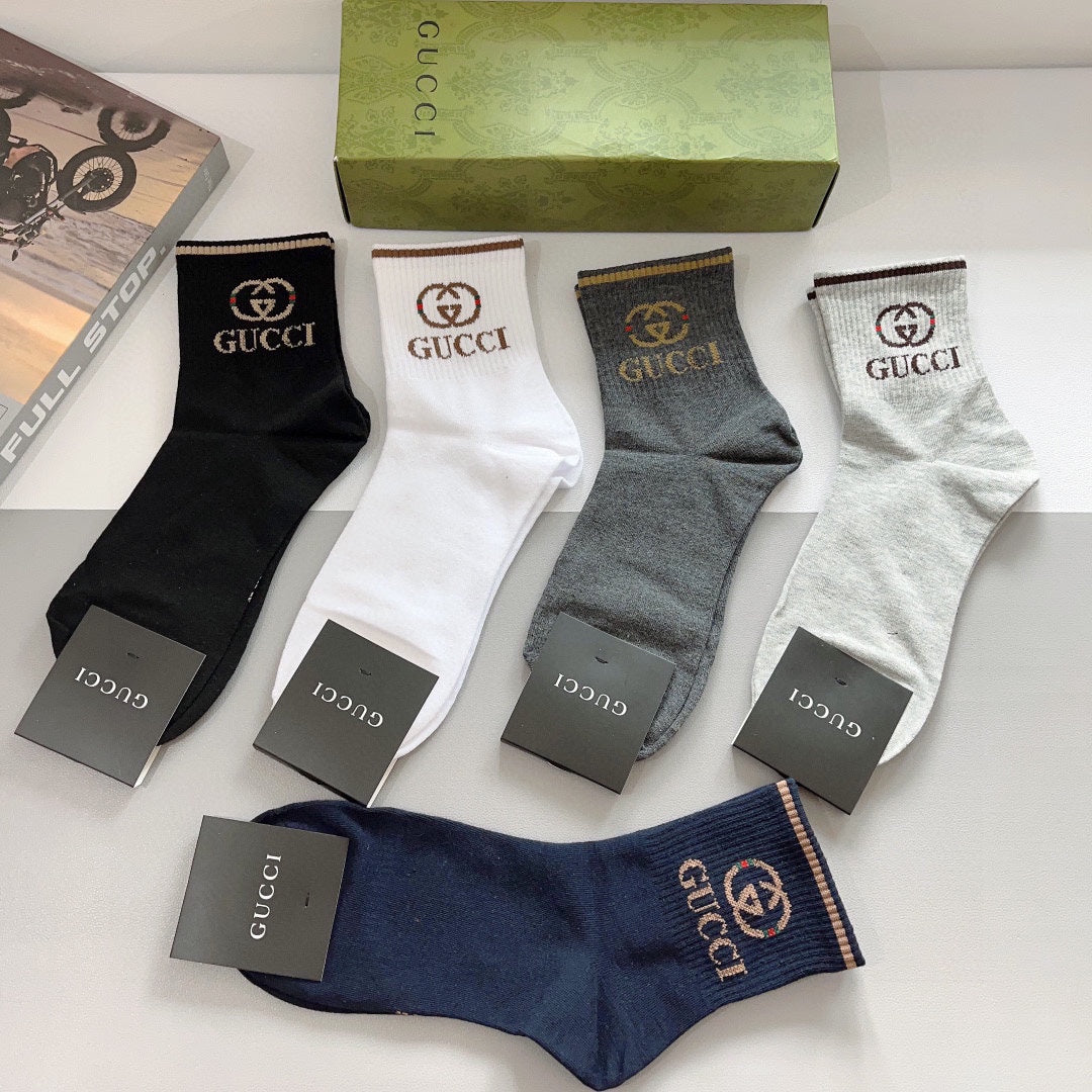Calcetines con estampado de doble G