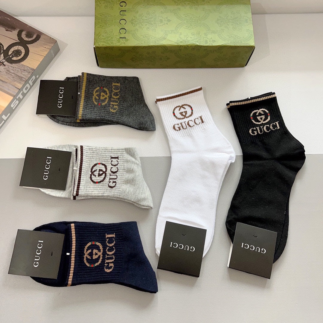 Calcetines con estampado de doble G