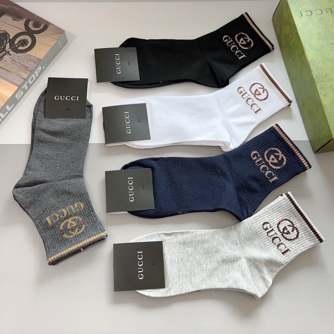 Calcetines con estampado de doble G