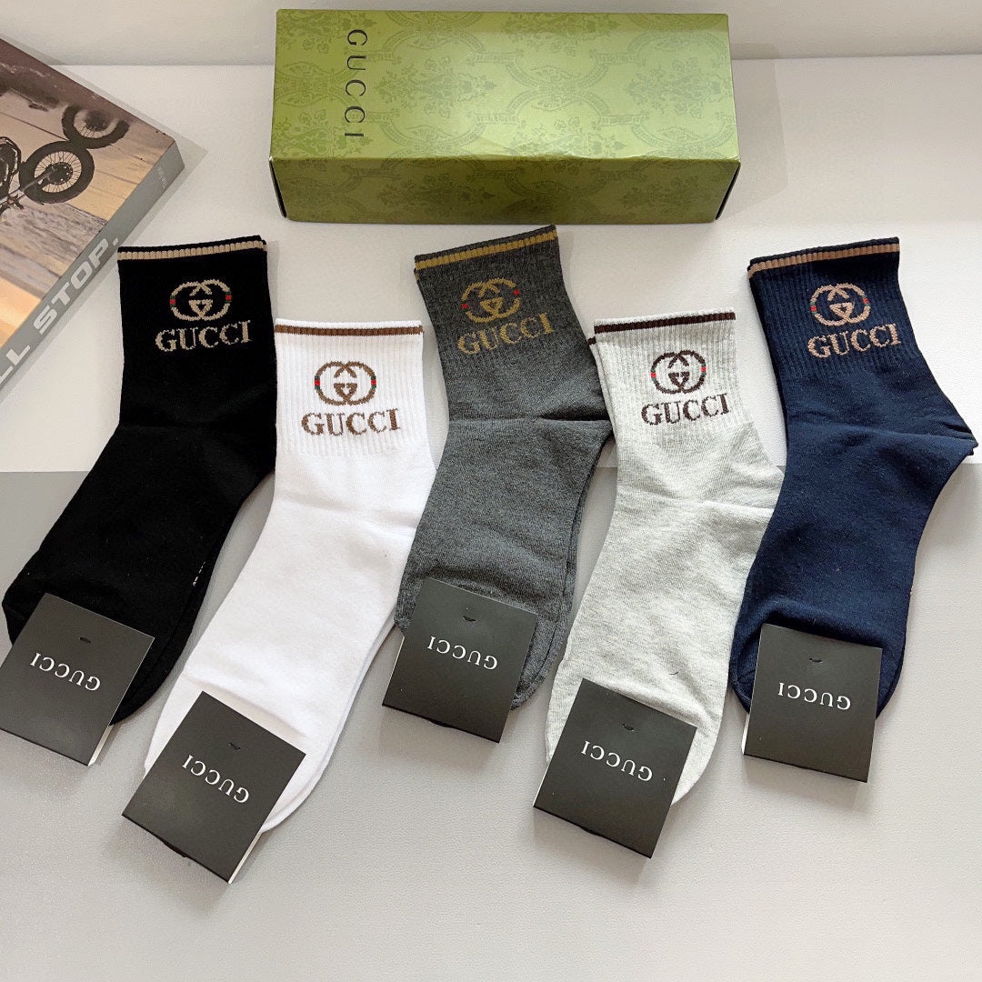 Calcetines con estampado de doble G