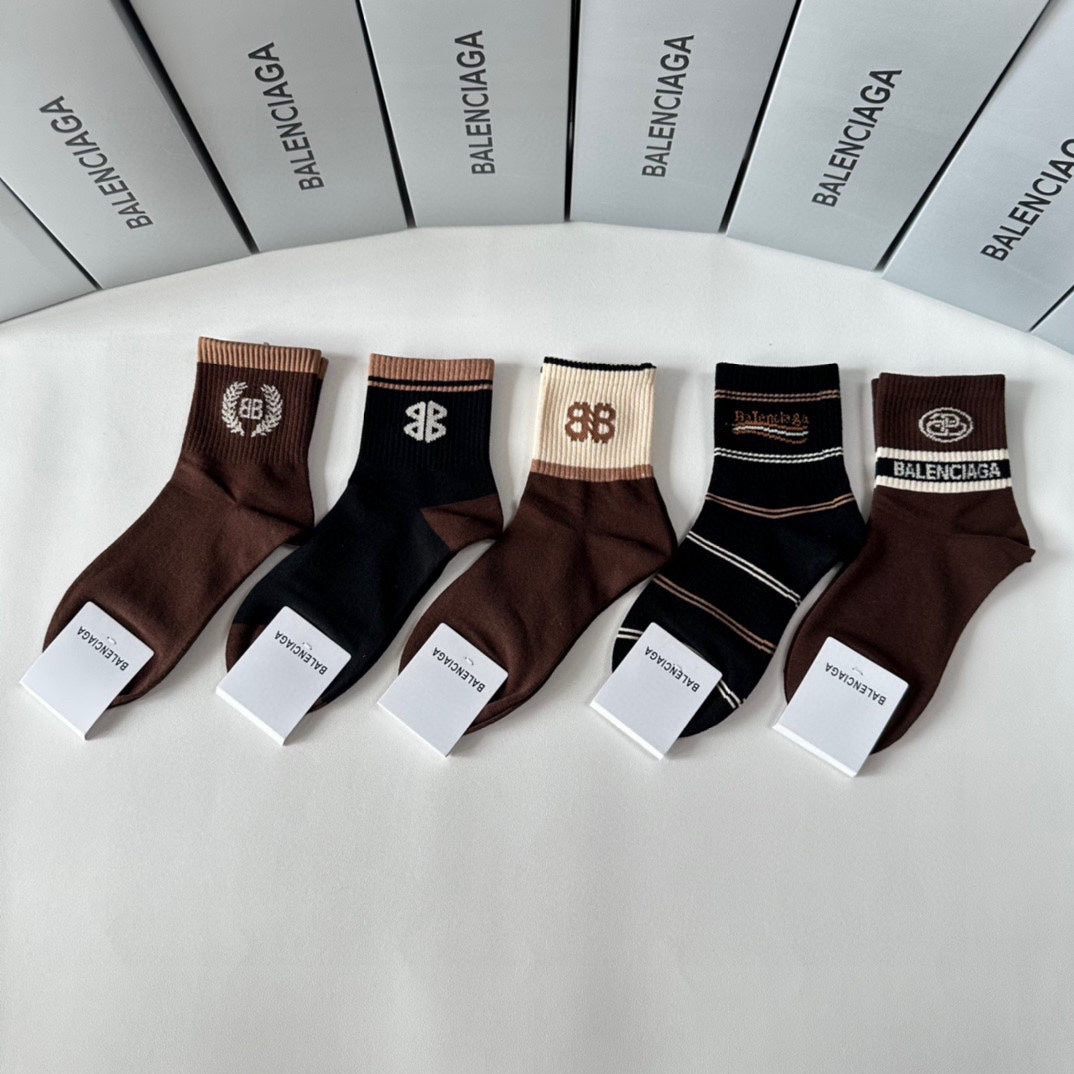 Calcetines con estampado de doble B