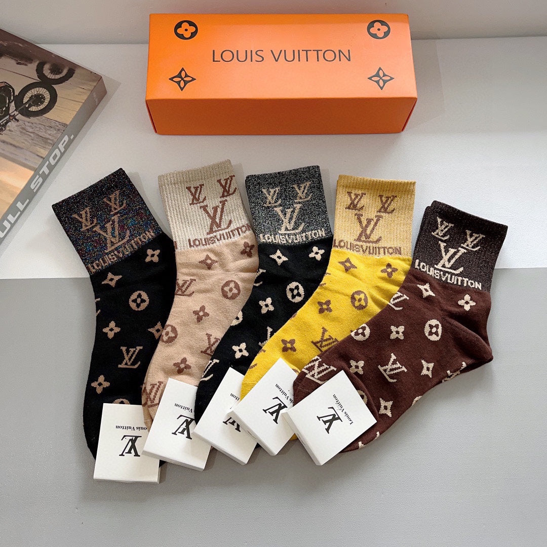 Calcetines con estampado completo y patrón clásico