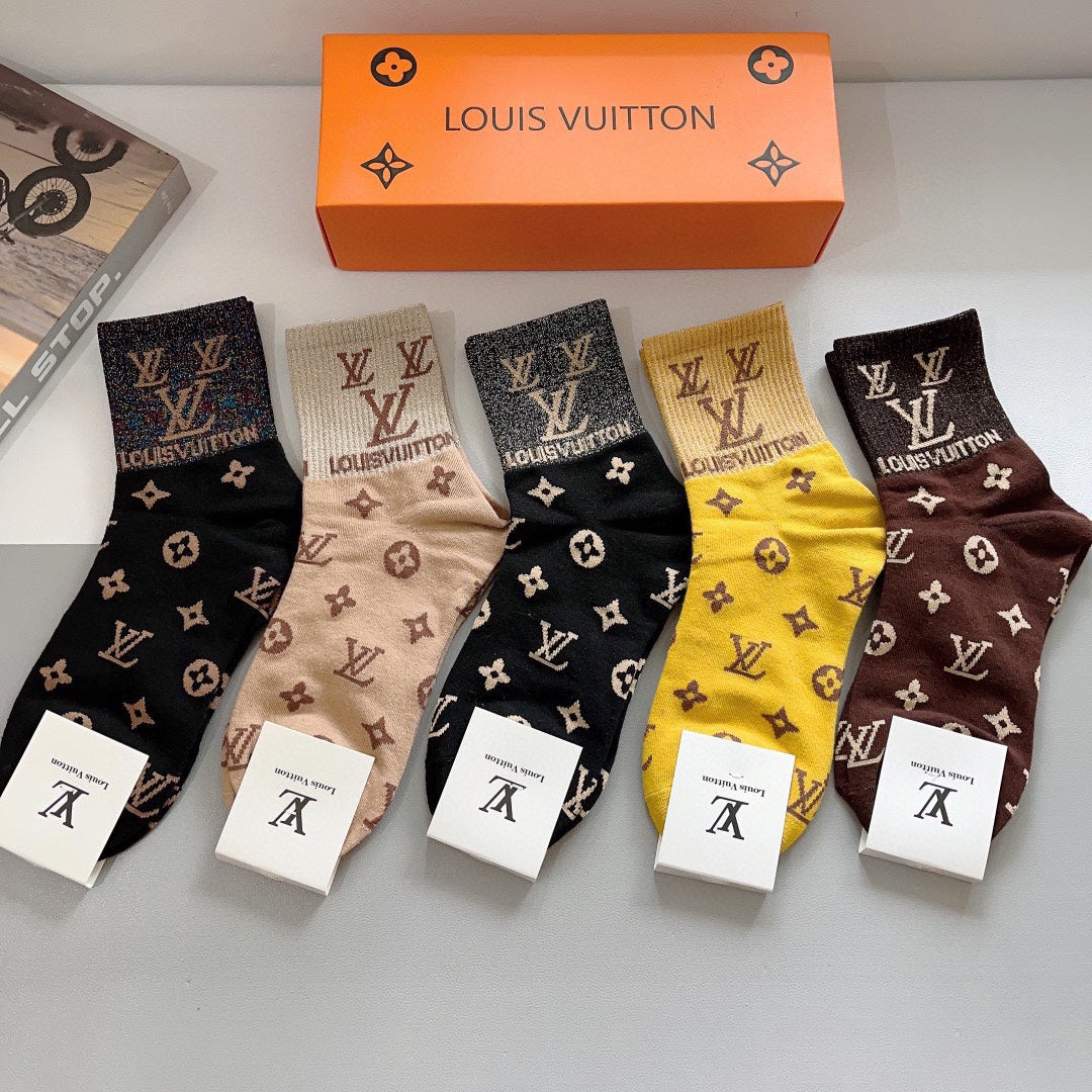 Calcetines con estampado completo y patrón clásico