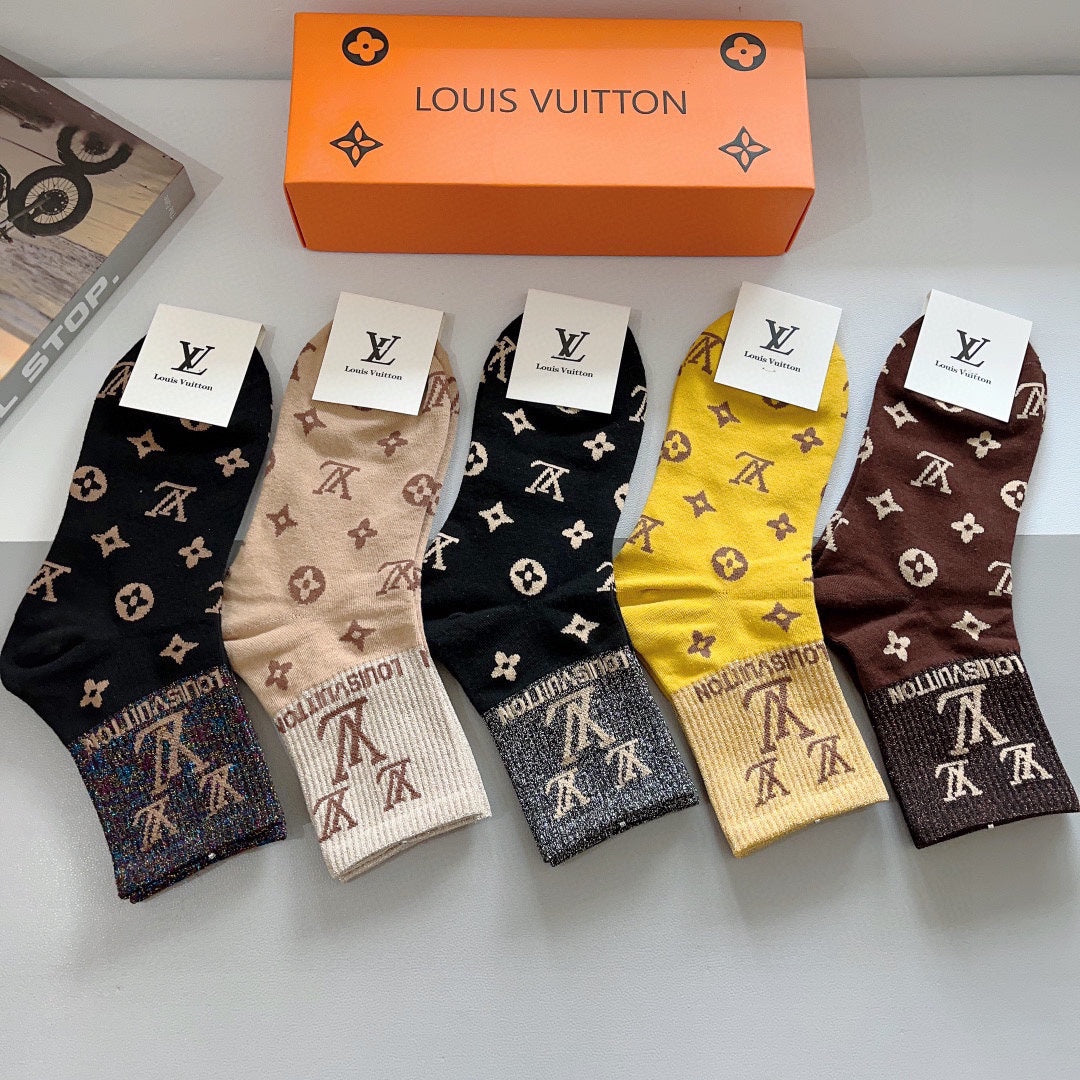 Calcetines con estampado completo y patrón clásico