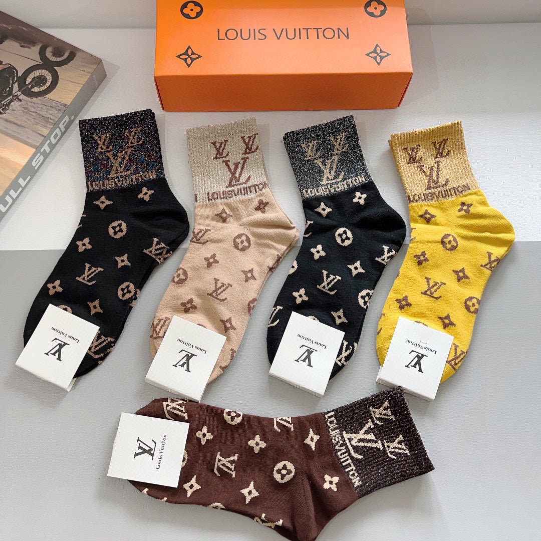 Calcetines con estampado completo y patrón clásico