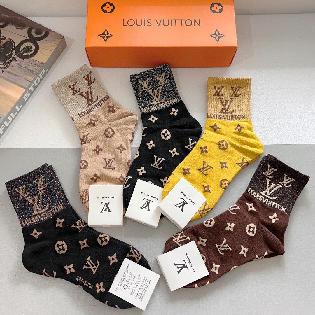 Calcetines con estampado completo y patrón clásico