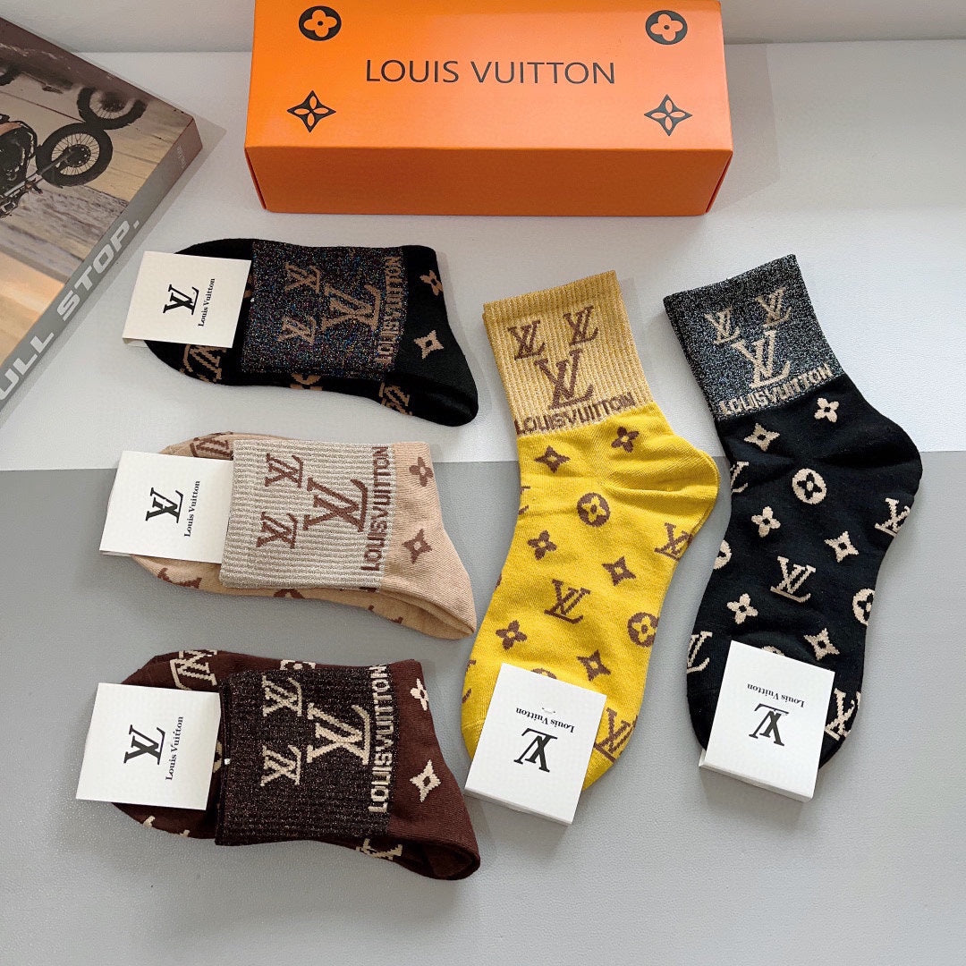 Calcetines con estampado completo y patrón clásico