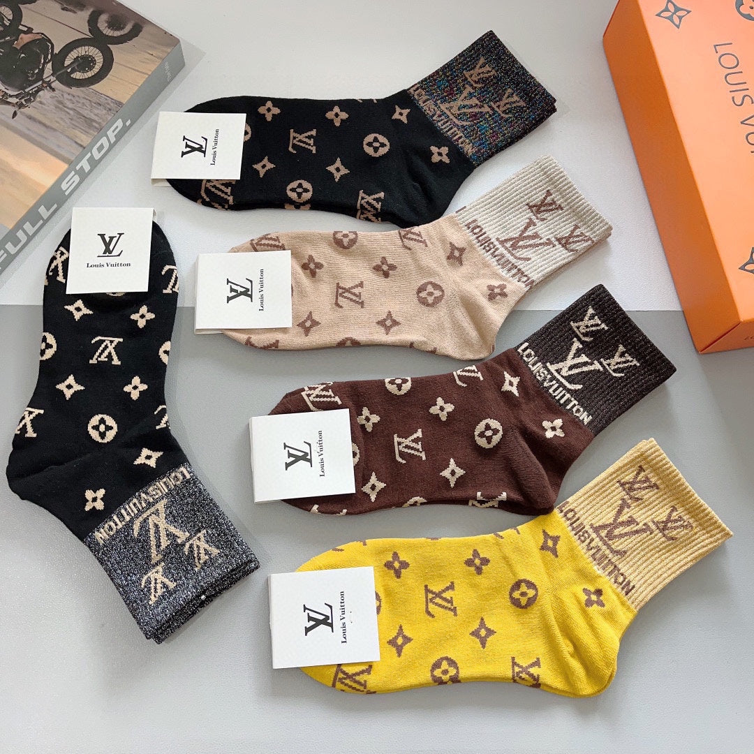 Calcetines con estampado completo y patrón clásico