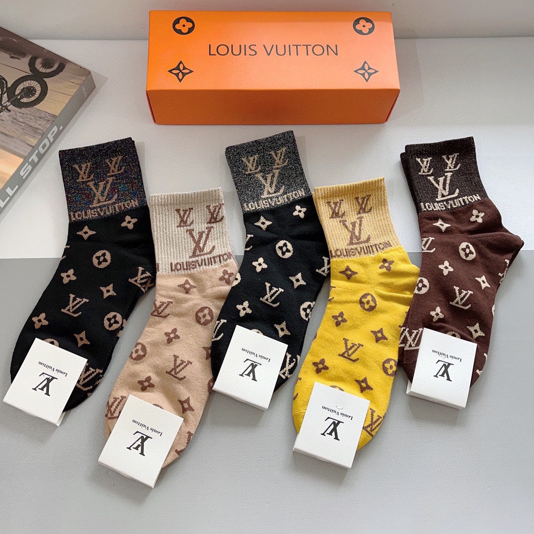 Calcetines con estampado completo y patrón clásico
