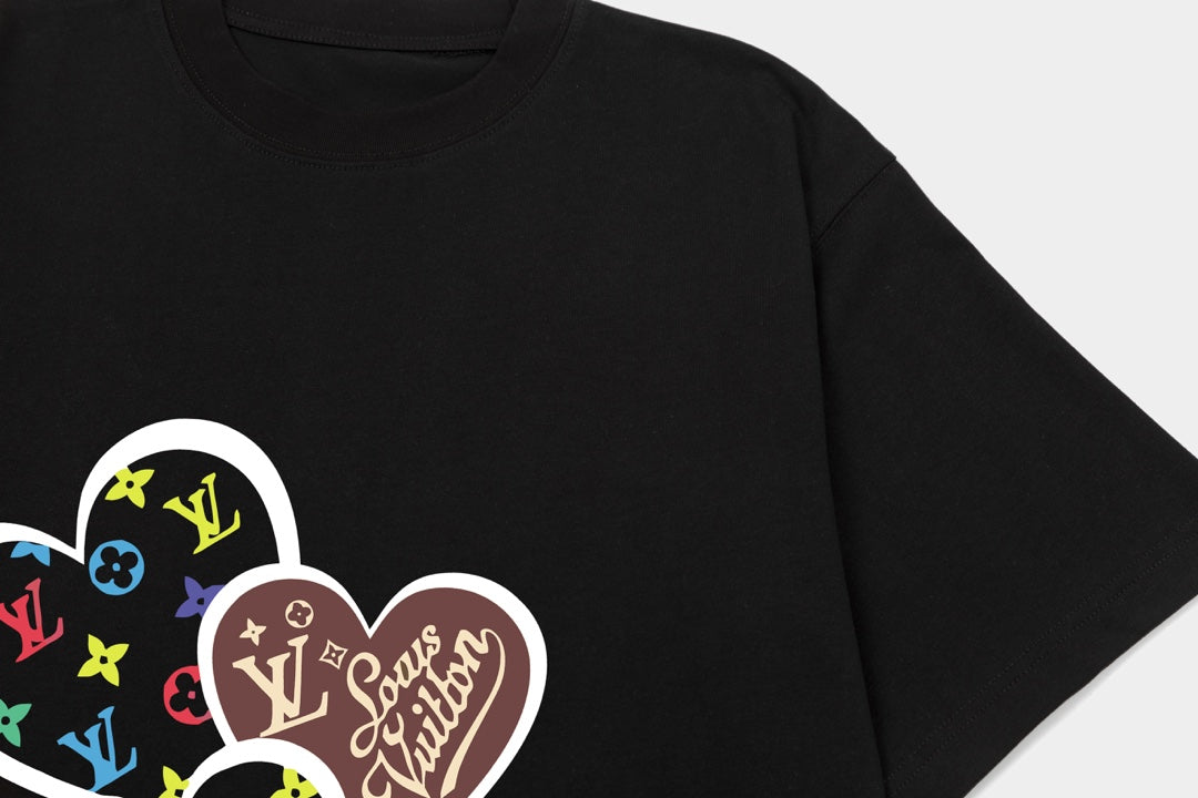 Camiseta con estampado "Love Stitching"