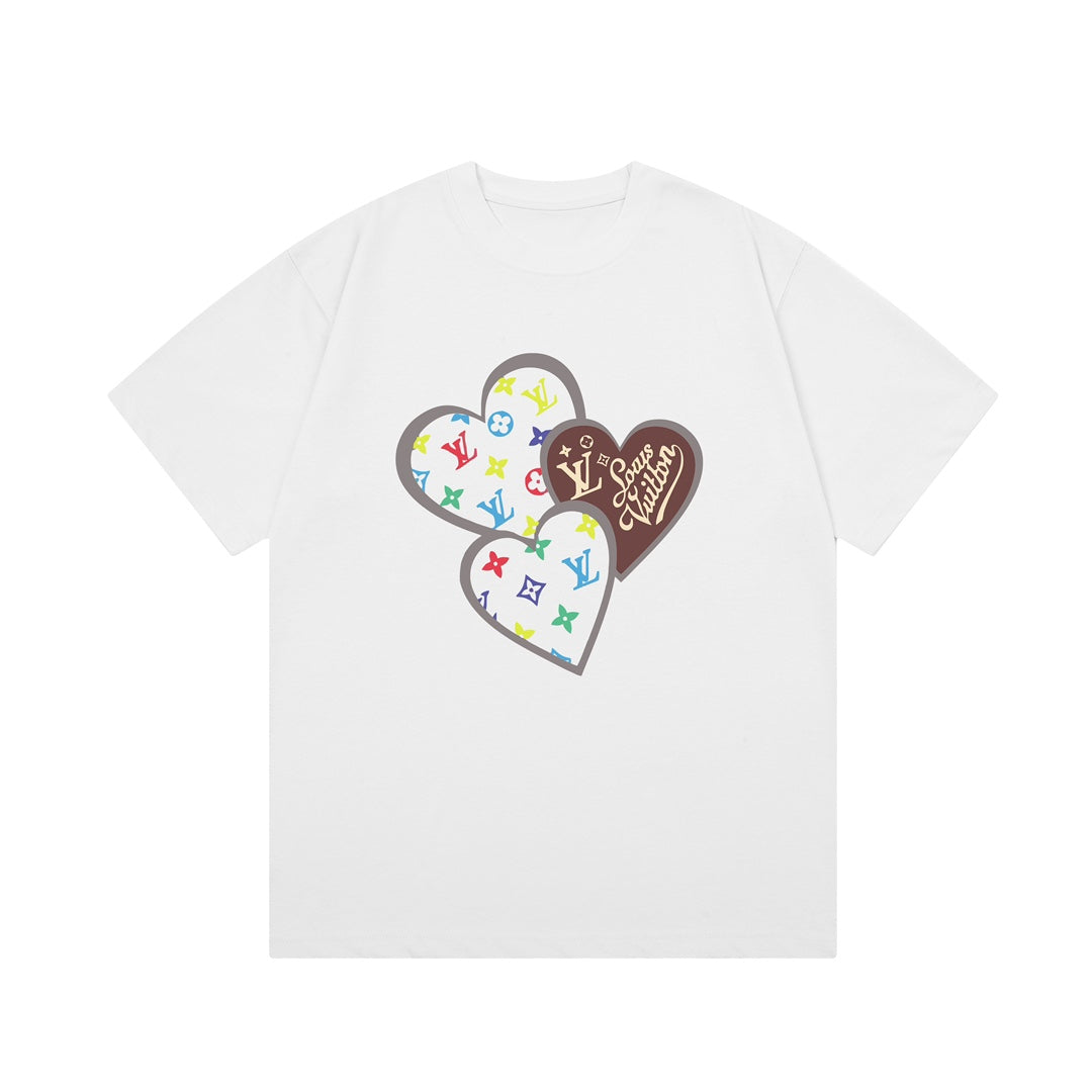 Camiseta con estampado "Love Stitching"