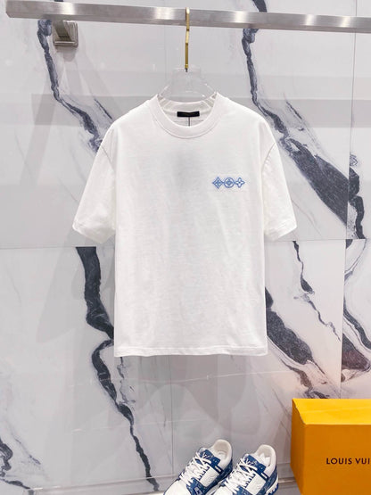 Camiseta bordada con inyección de tinta