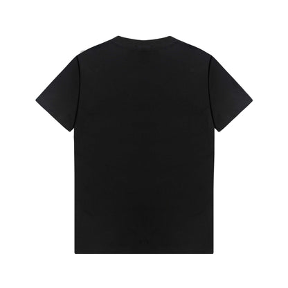 Camiseta con bordado de rostro humano
