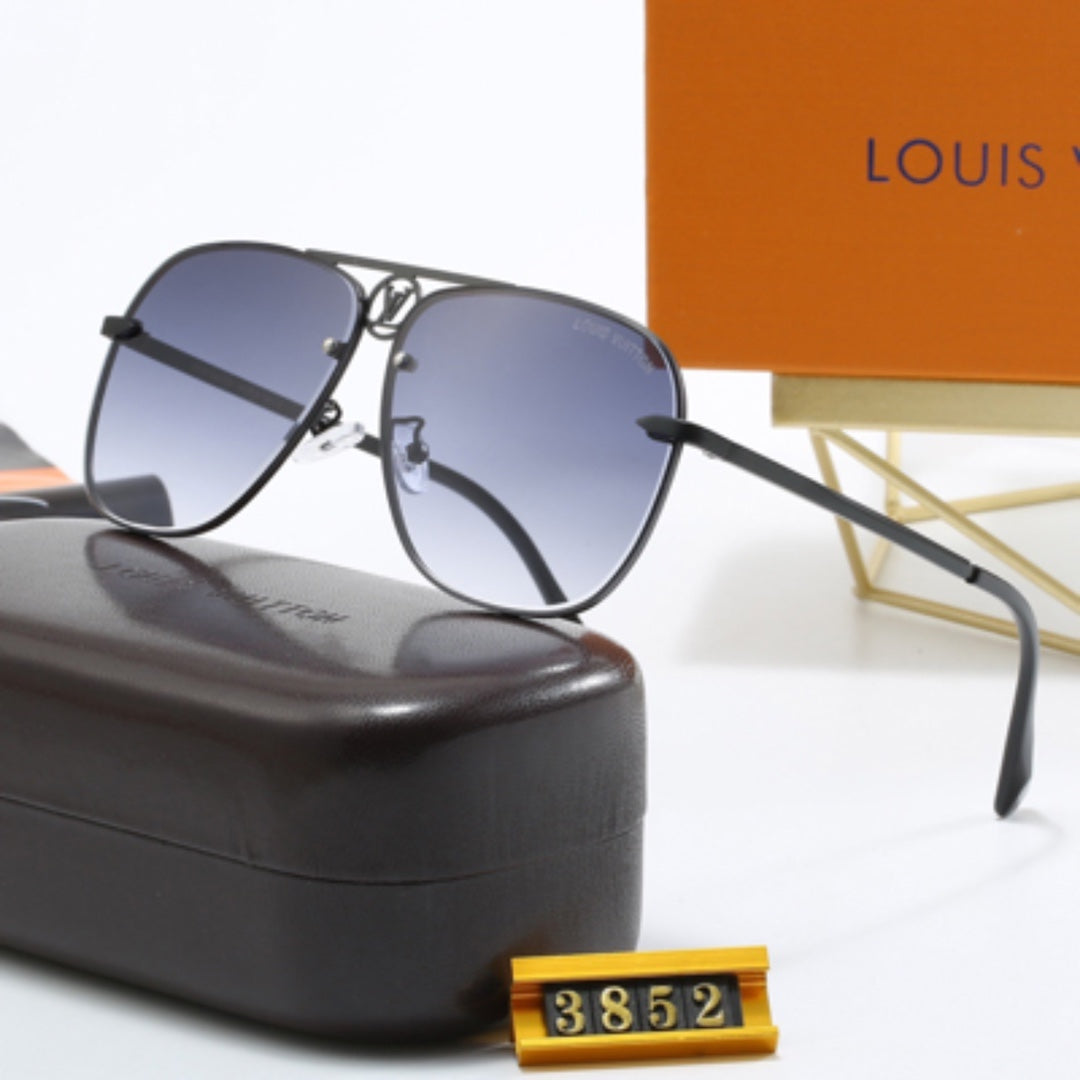 Gafas de sol de aviador con montura metálica minimalista