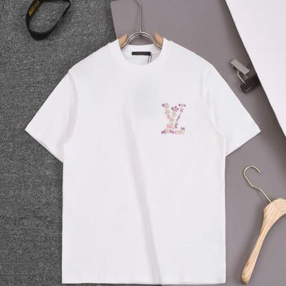 T-shirt à imprimé fleuri bouffant